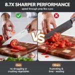 TIVOLI 15-Piece Stainless Steel Knife Set