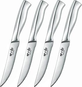 SIXILANG 4-Piece German Steak Knife Set