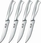 SIXILANG 4-Piece German Steak Knife Set