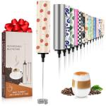 Rechargeable Handheld Milk Frother with 5 Heads