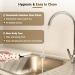 Rechargeable Handheld Milk Frother with 5 Heads