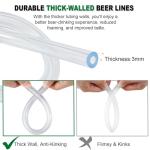 Hilangsan 10ft Beer and CO2 Line Tubing Set