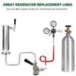 Hilangsan 10ft Beer and CO2 Line Tubing Set