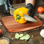 Mini Acacia Wood Cutting Board - 9” x 6.5”