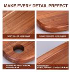 Mini Acacia Wood Cutting Board - 9” x 6.5”