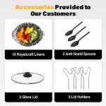 Sunvivi Triple Slow Cooker Buffet Server 3x1.5Qt