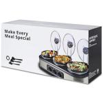 Sunvivi Triple Slow Cooker Buffet Server 3x1.5Qt