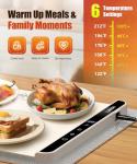 Food Warming Mat with Timer and Temperature Control