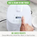 GreenLife Digital Rice & Beans Cooker, 1.5 QT