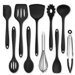 10-Piece Heat Resistant Silicone Cooking Utensils Set