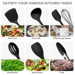 10-Piece Heat Resistant Silicone Cooking Utensils Set