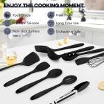 10-Piece Heat Resistant Silicone Cooking Utensils Set