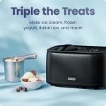 Chefman Iceman Ice Cream Maker with Built-In Compressor