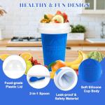 Slushie Maker Cups 2-Pack with Lid and Straw