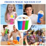 Slushie Maker Cups 2-Pack with Lid and Straw