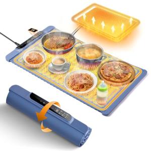 Electric Food Warming Mat with Adjustable Temperature