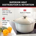 Mueller 6qt Enameled Cast Iron Dutch Oven