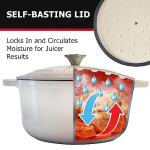 Mueller 6qt Enameled Cast Iron Dutch Oven