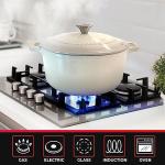 Mueller 6qt Enameled Cast Iron Dutch Oven