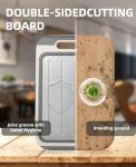 Double-Sided Stainless Steel Cutting Board