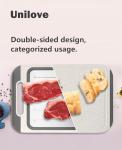 Double-Sided Stainless Steel Cutting Board