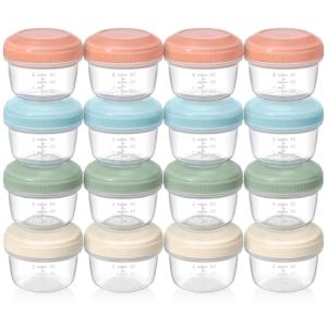 VITEVER 16-Pack Reusable 4 oz Snack Containers