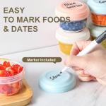 VITEVER 16-Pack Reusable 4 oz Snack Containers