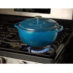 Turquoise 6-qt. Enameled Cast Iron Dutch Oven