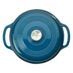 Turquoise 6-qt. Enameled Cast Iron Dutch Oven