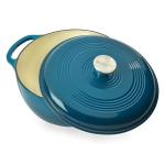 Turquoise 6-qt. Enameled Cast Iron Dutch Oven