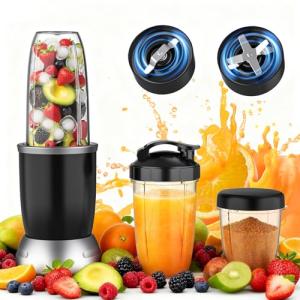 H-Duka 25000RPM Countertop Blender with Portable Cups