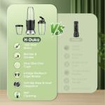 H-Duka 25000RPM Countertop Blender with Portable Cups