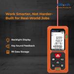 Elitech 165Ft Laser Measuring Tool with LCD Display