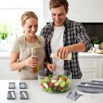 HomeHacks Large Salad Spinner with Chopping Blades