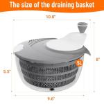 HomeHacks Large Salad Spinner with Chopping Blades