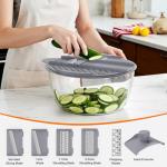 HomeHacks Large Salad Spinner with Chopping Blades