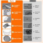 HomeHacks Large Salad Spinner with Chopping Blades