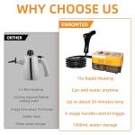 Handheld High-Pressure Steam Cleaner for Home