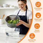 HomeHacks Large Salad Spinner with Chopping Blades