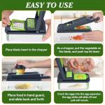12-in-1 Vegetable Chopper and Cutter Gadget