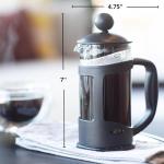 OVENTE 12oz French Press Coffee Maker - Black