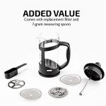 OVENTE 12oz French Press Coffee Maker - Black