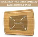 30" Extra Large Bamboo Cutting Board with Juice Groove