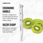 Self-Sharpening Paring Knife with Ergonomic Handle