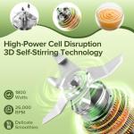 Powerful Kitchen Blender with 68oz Pitcher and Cup