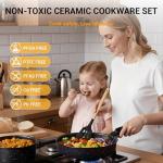 Ammeloo 21-Piece Non-Stick Pots and Pans Set