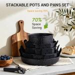 Ammeloo 21-Piece Non-Stick Pots and Pans Set