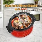 Silicone Slow Cooker Liners for 6-8 QT Crock Pots