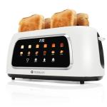 Tesslux Touch Screen 4-Slice Toaster - White