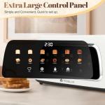 Tesslux Touch Screen 4-Slice Toaster - White